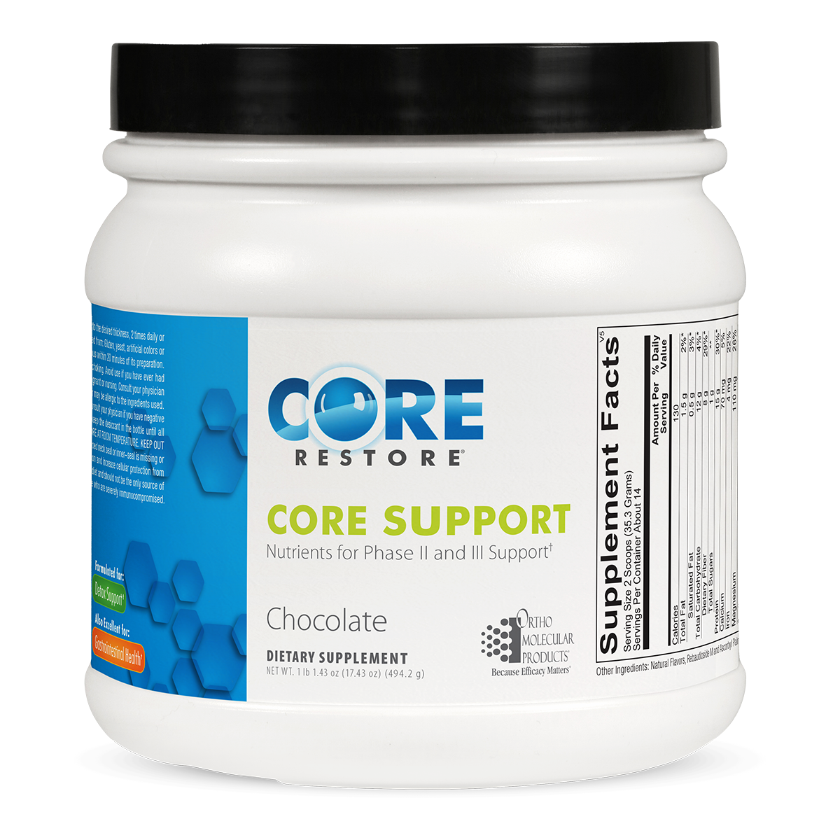 Ortho Molecular Products Core Restore Vanilla 7-Day Kit