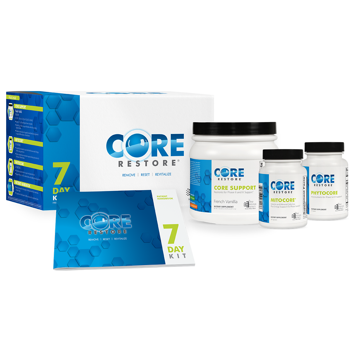 Core Restore Vanilla 7-Day Detox by Ortho Molecular 